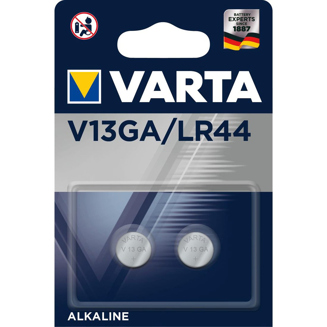 VARTA BATTERI ALKALINE 1,5V V13GA 2-PACK
