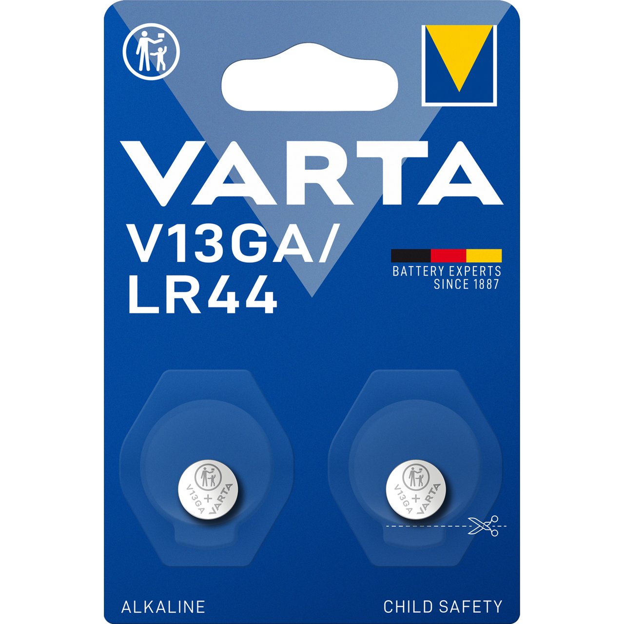 VARTA BATTERI ALKALINE 1,5V V13GA 2-PACK VARTA BATTERI ALKALINE 1,5V V13GA 2-PACK