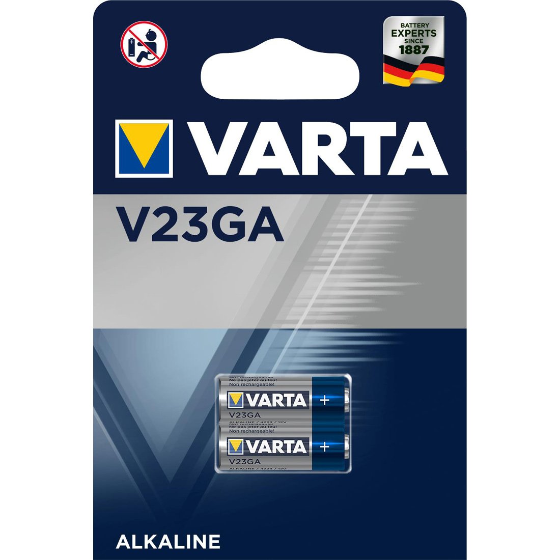VARTA BATTERI ALKALINE 12V V23GA 2-PACK
