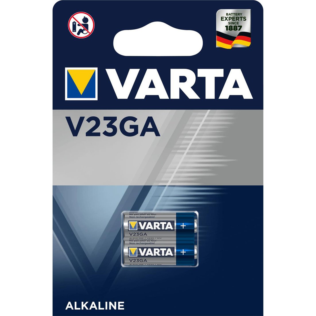 VARTA BATTERI ALKALINE 12V V23GA 2-PACK VARTA BATTERI ALKALINE 12V V23GA 2-PACK