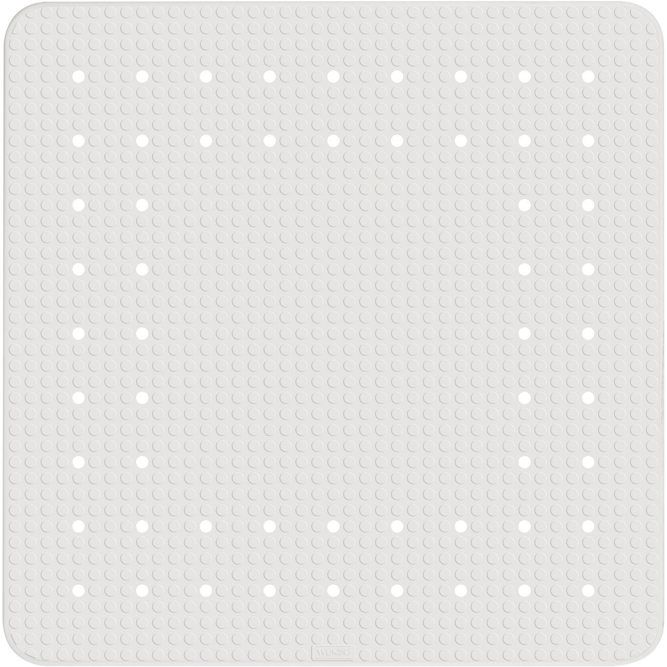 WENKO MIRASOL BADEMATTE 54X54 CM - HVIT