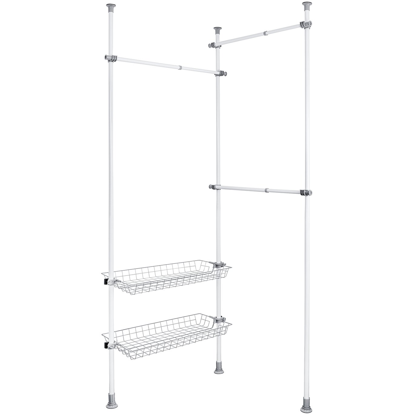 WENKO HERCULES ÅPENT GARDEROBESYSTEM DUO WENKO HERCULES ÅPENT GARDEROBESYSTEM DUO