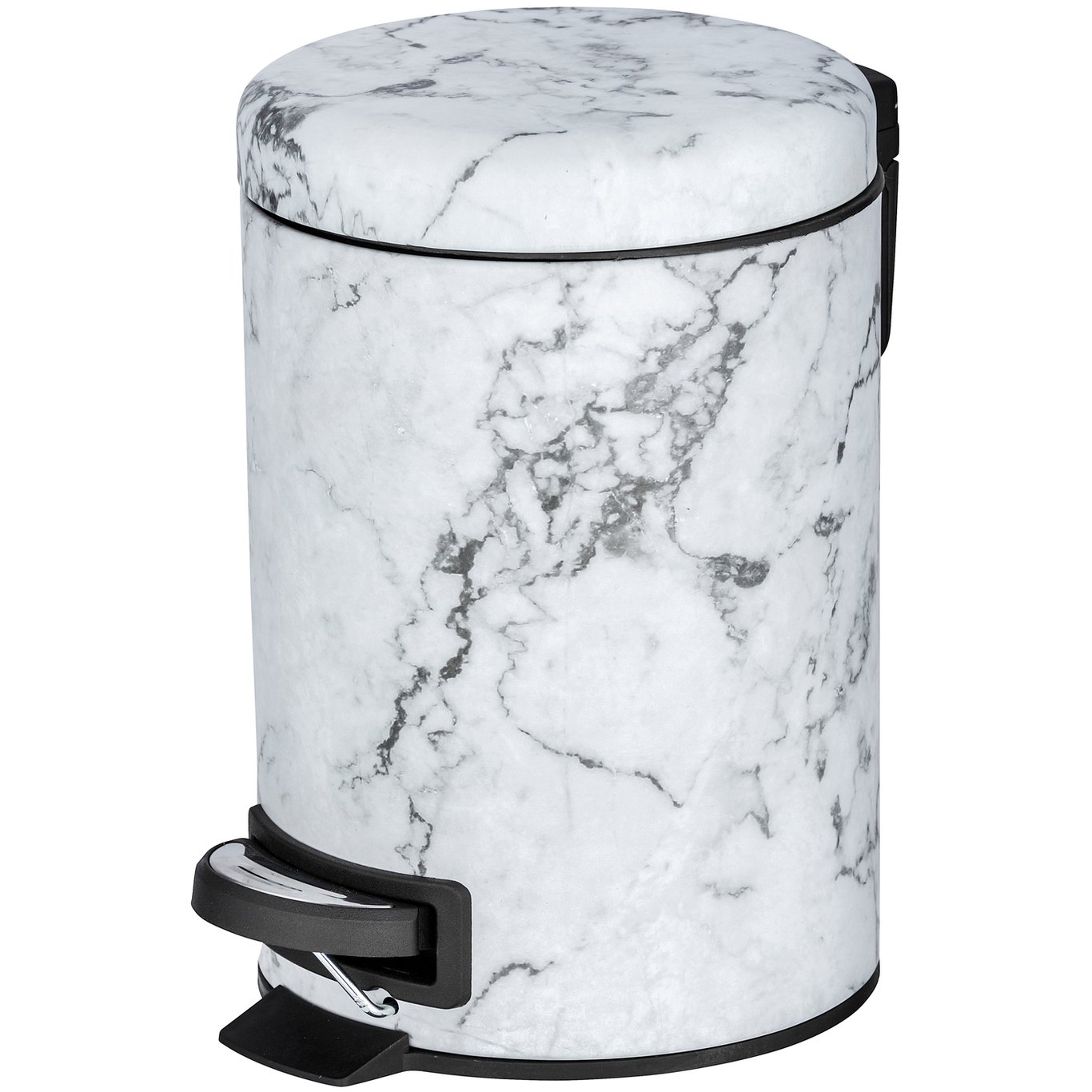WENKO PEDALBØTTE 3 LITER MARMOR HVIT WENKO PEDALBØTTE 3 LITER MARMOR HVIT