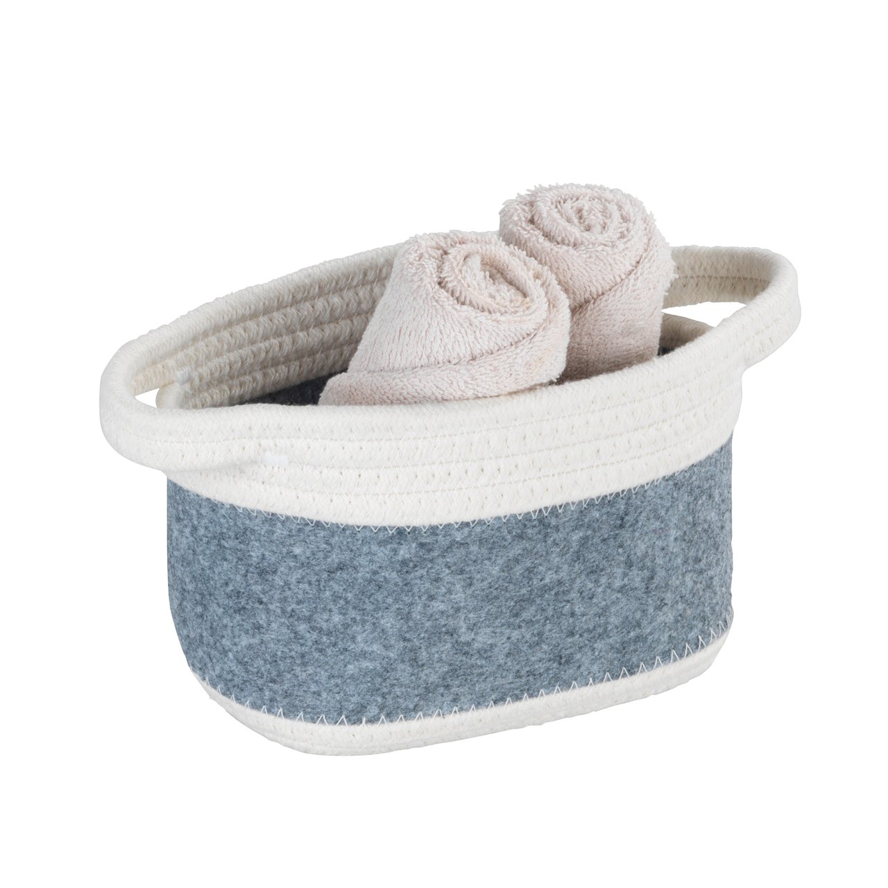 WENKO BEA OPPBEVARINGSKURV "S" LYSEGRÅ