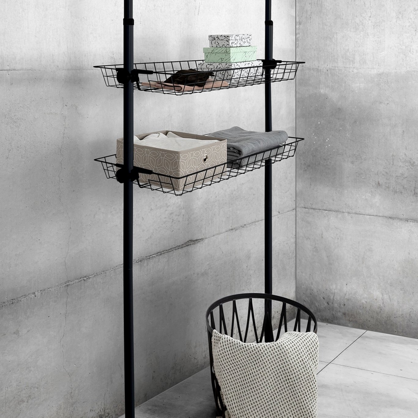 WENKO HERCULES KURVER 2PK SORT WENKO HERCULES KURVER 2PK SORT