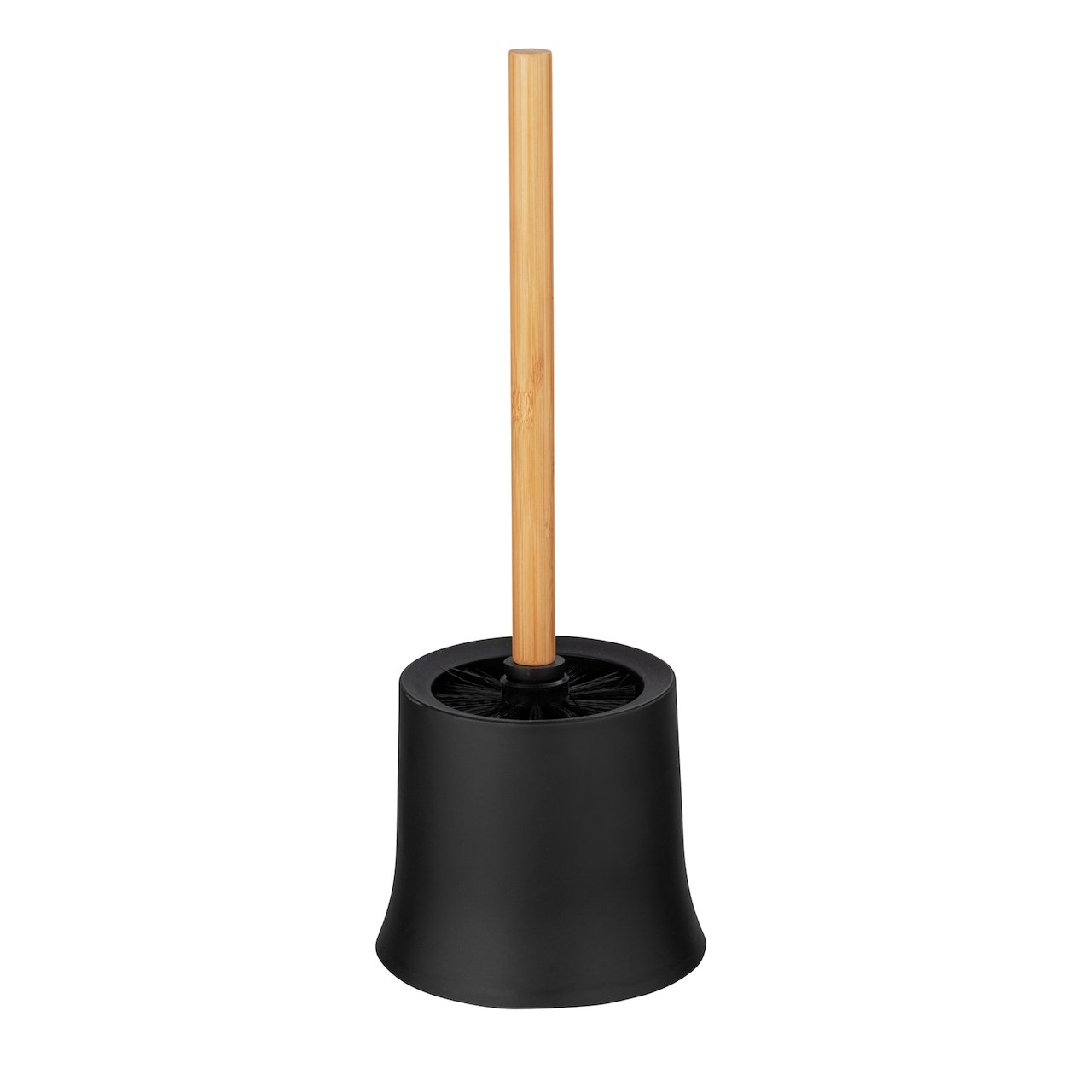 WENKO BASIC TOALETTBØRSTE SORT/BAMBUS WENKO BASIC TOALETTBØRSTE SORT/BAMBUS