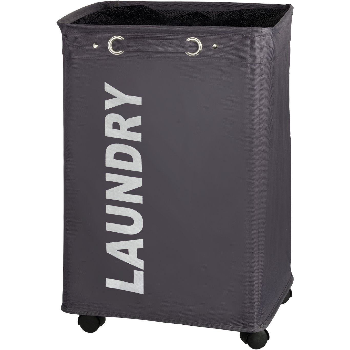 WENKO SKITTENTØYSKURV LAUNDRY STOR GRÅ WENKO SKITTENTØYSKURV LAUNDRY STOR GRÅ