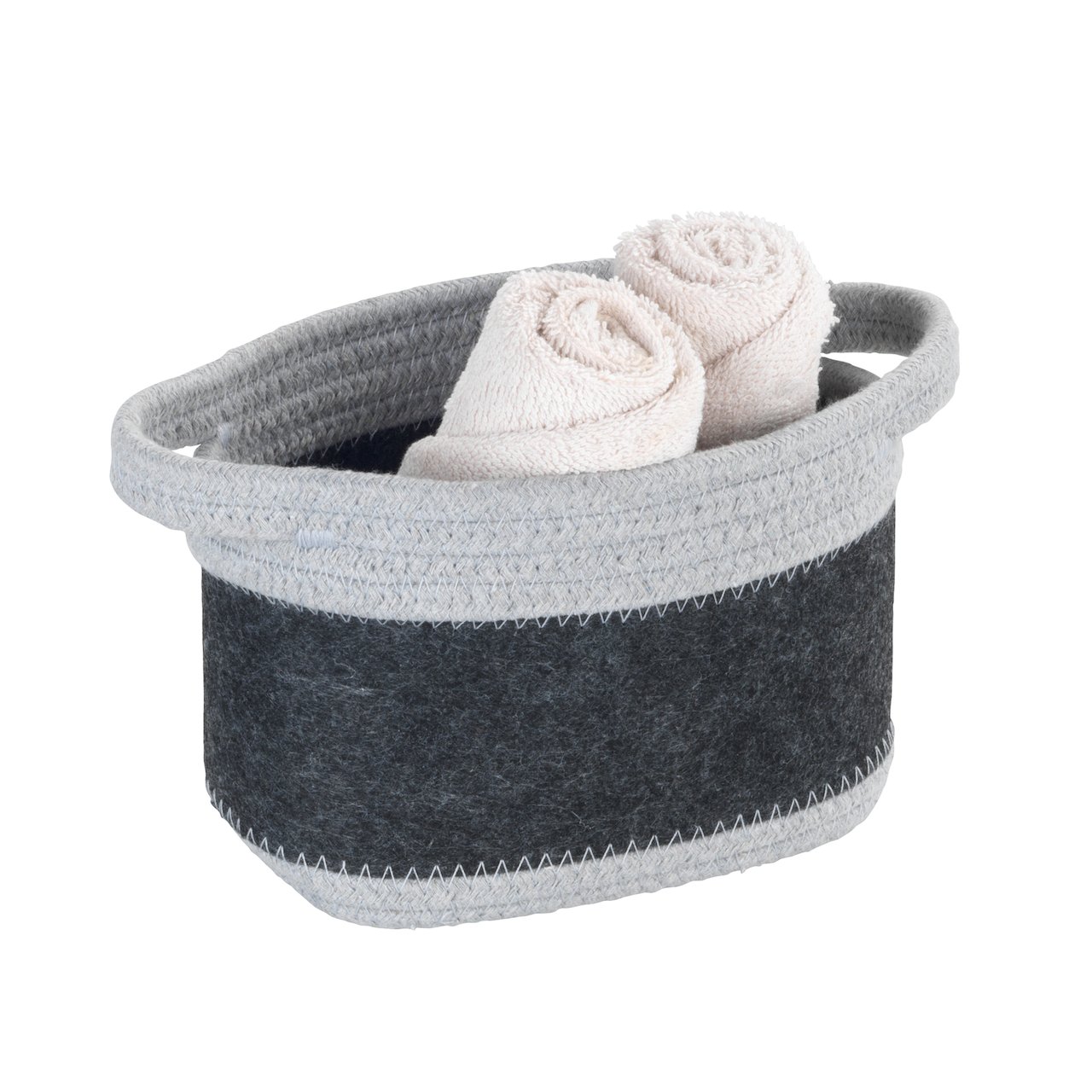 WENKO BEA OPPBEVARINGSKURV "S" MØRKE GRÅ WENKO BEA OPPBEVARINGSKURV "S" MØRKE GRÅ