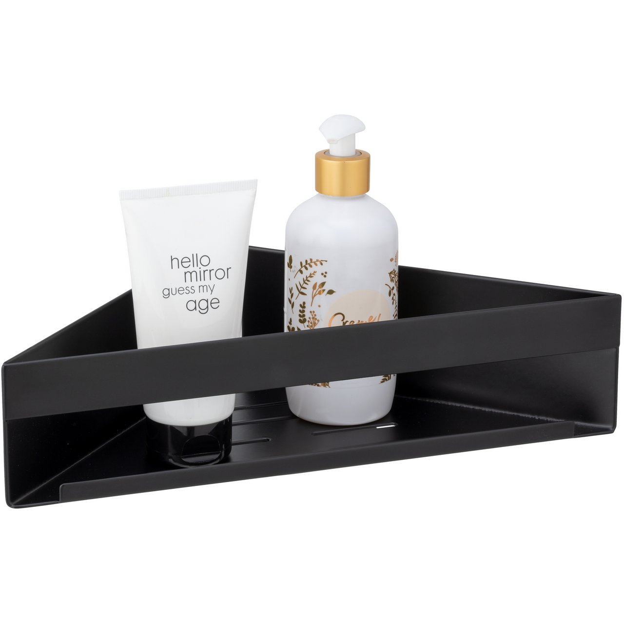 WENKO GENOVA HJØRNEHYLLE TURBOLOC SORT MATT WENKO GENOVA HJØRNEHYLLE TURBOLOC SORT MATT