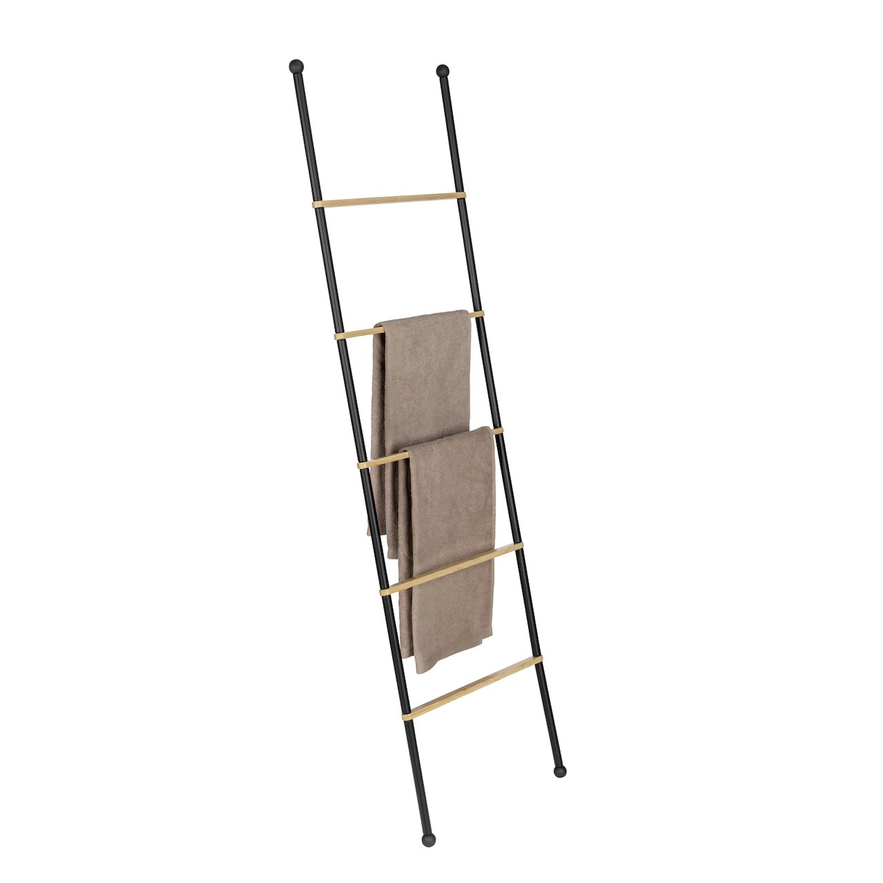 WENKO BAMBUSA HÅNDKLESTIGE SORT/BAMBUS