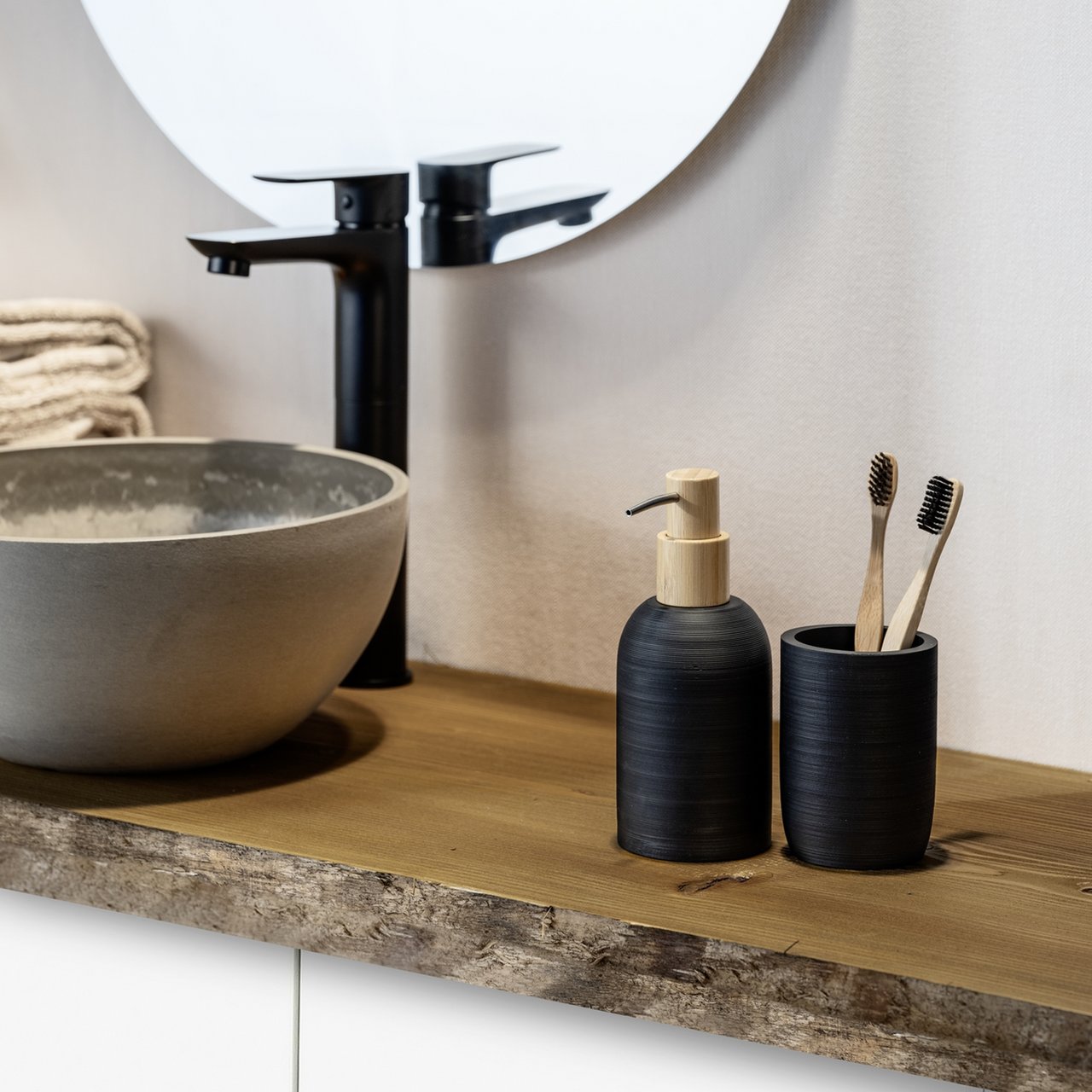 WENKO ALTAVALLE SÅPEDISPENSER SORT