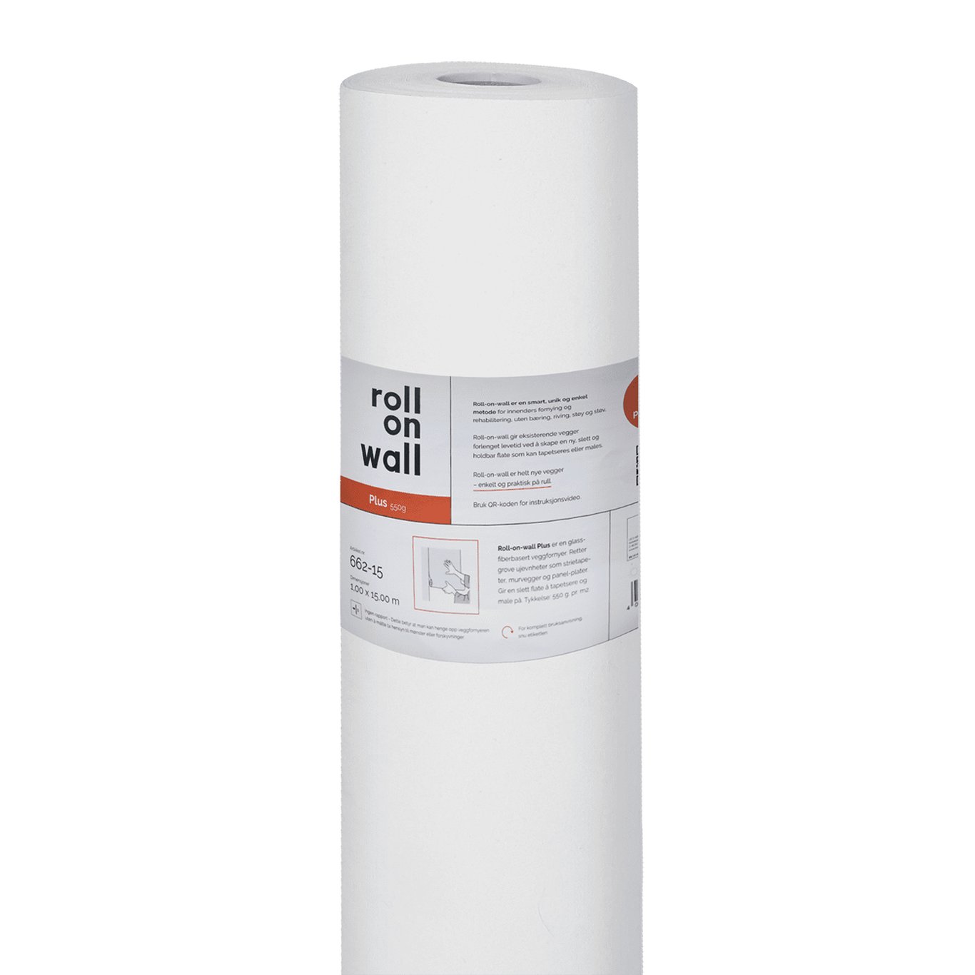 ROLL-ON-WALL PLUSS VEGGFORNYER HVIT 15X1 M ROLL-ON-WALL PLUSS VEGGFORNYER HVIT 15X1 M