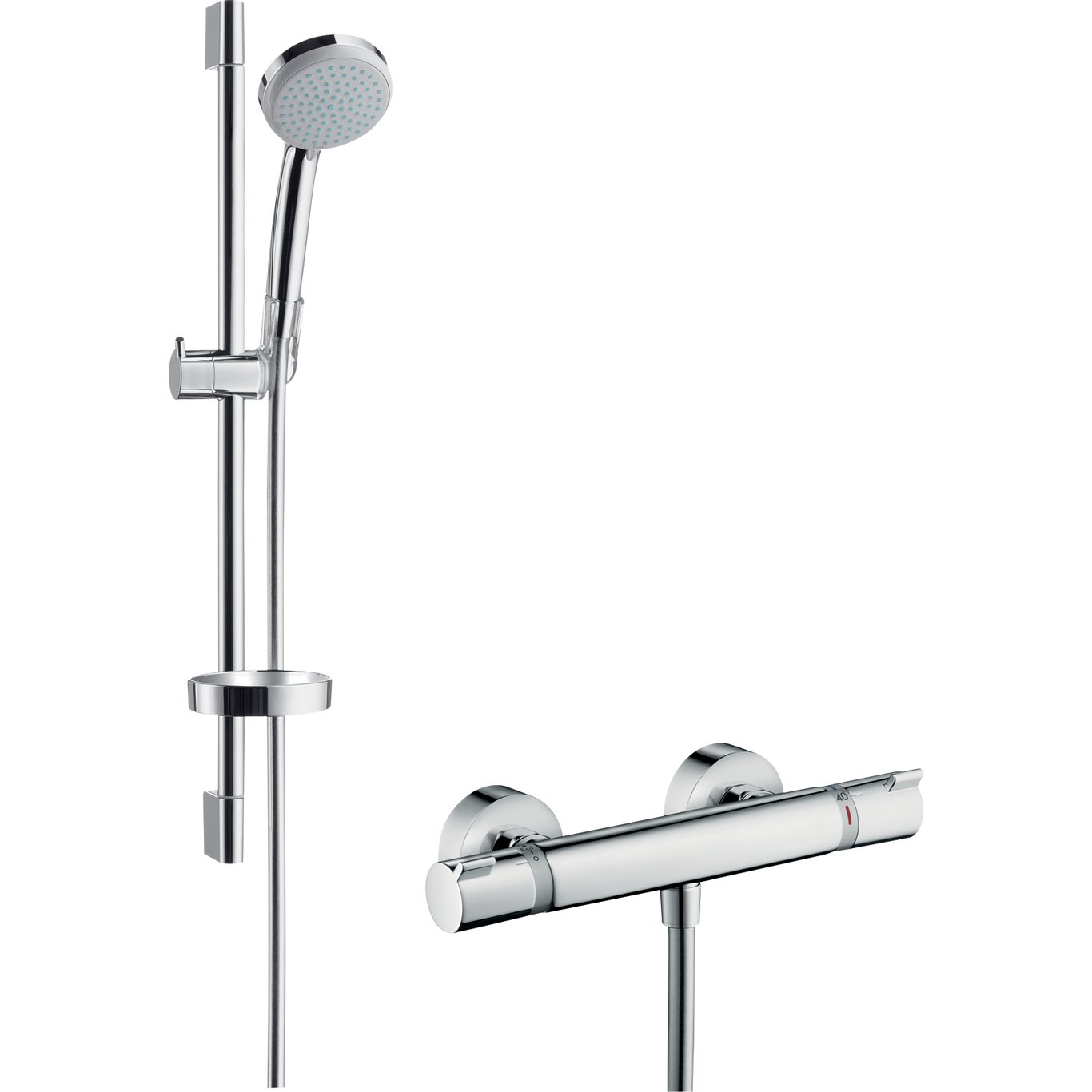 HANSGROHE CROMA 100 VARIO DUSJSETT 65 CM KROM HANSGROHE CROMA 100 VARIO DUSJSETT 65 CM KROM