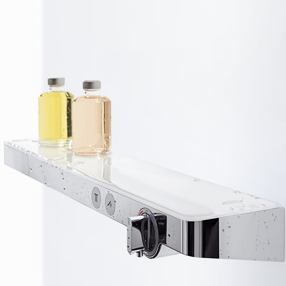 HANSGROHE SHOWERTABLET SELECT 700 DUSJTERMOSTAT HVIT/KROM HANSGROHE SHOWERTABLET SELECT 700 DUSJTERMOSTAT HVIT/KROM