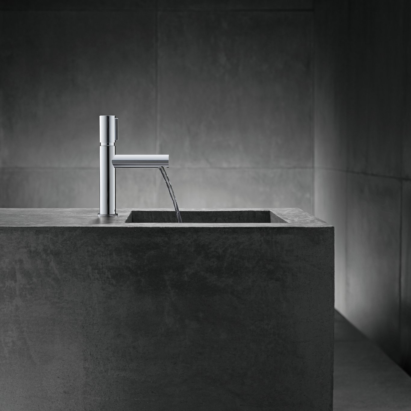 HANSGROHE AXOR UNO SELECT 110 SERVANTARMATURÅPEN BUNNVENTIL HANSGROHE AXOR UNO SELECT 110 SERVANTARMATURÅPEN BUNNVENTIL