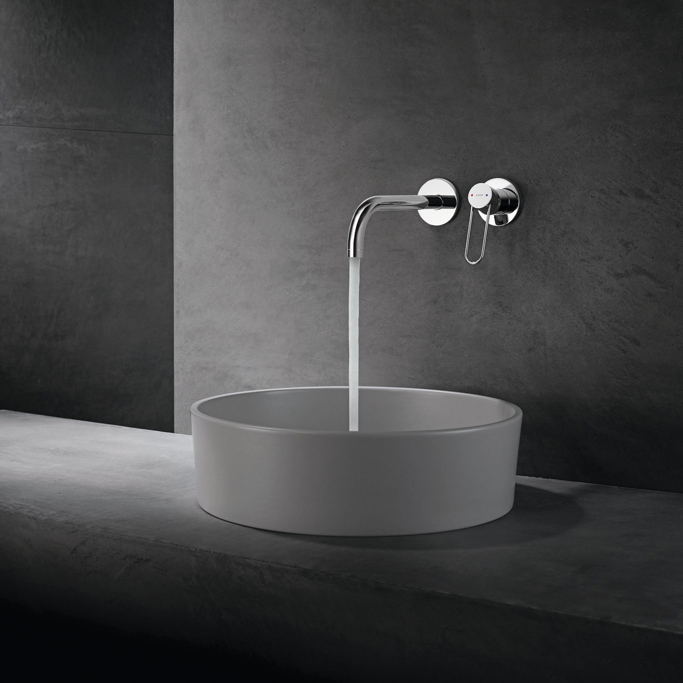 HANSGROHE AXOR UNO 165 VEGGMONTERT SERVANTARMATUR KROM HANSGROHE AXOR UNO 165 VEGGMONTERT SERVANTARMATUR KROM