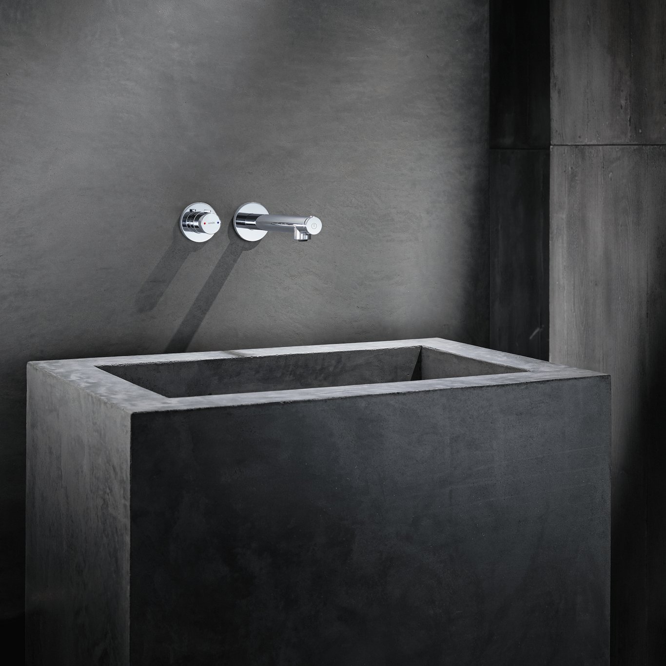 HANSGROHE AXOR UNO SELECT 160 VEGGMONTERT SERVANTARMATUR KROM HANSGROHE AXOR UNO SELECT 160 VEGGMONTERT SERVANTARMATUR KROM