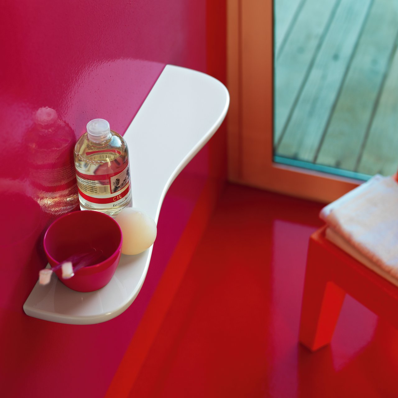 LAUFEN FLORAKIDS PORSELENSHYLLE 55X13 CM HVIT