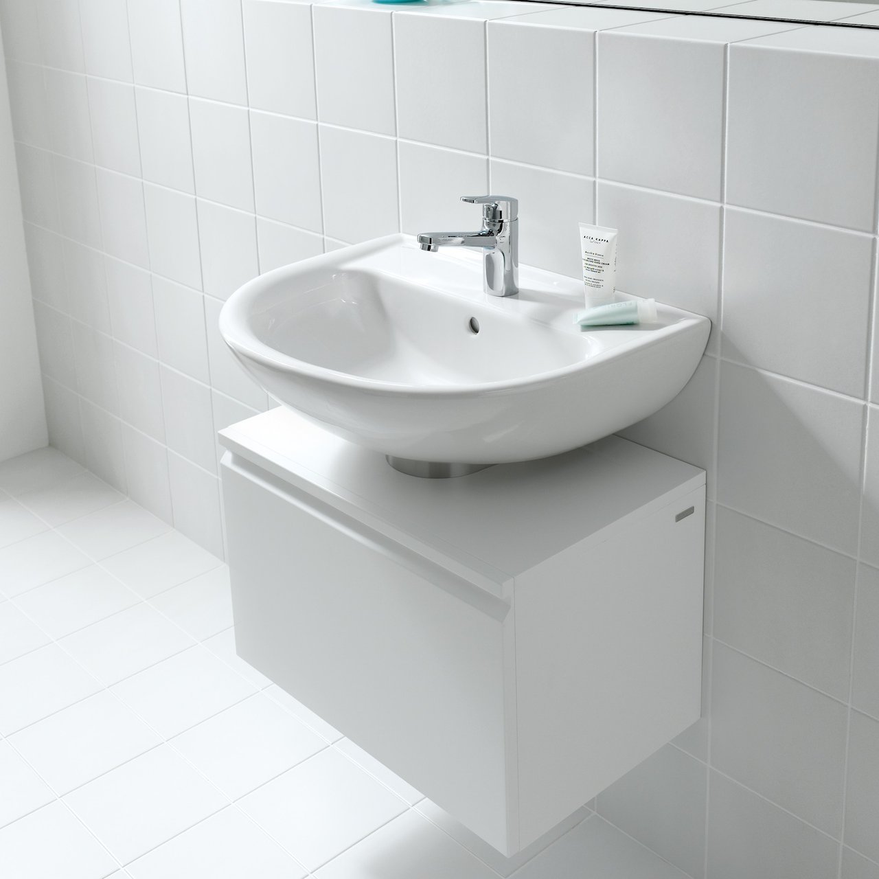 LAUFEN PRO SERVANTSKAP 45 CM 1 SKUFF & 1 INNVENDIG SKUFF HVIT MATT