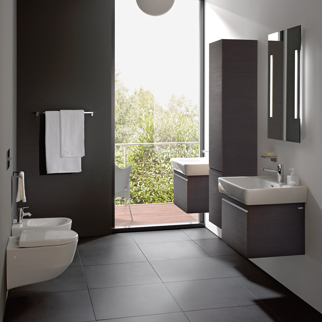 LAUFEN PRO SERVANTSKAP 52 CM 1 SKUFF WENGE