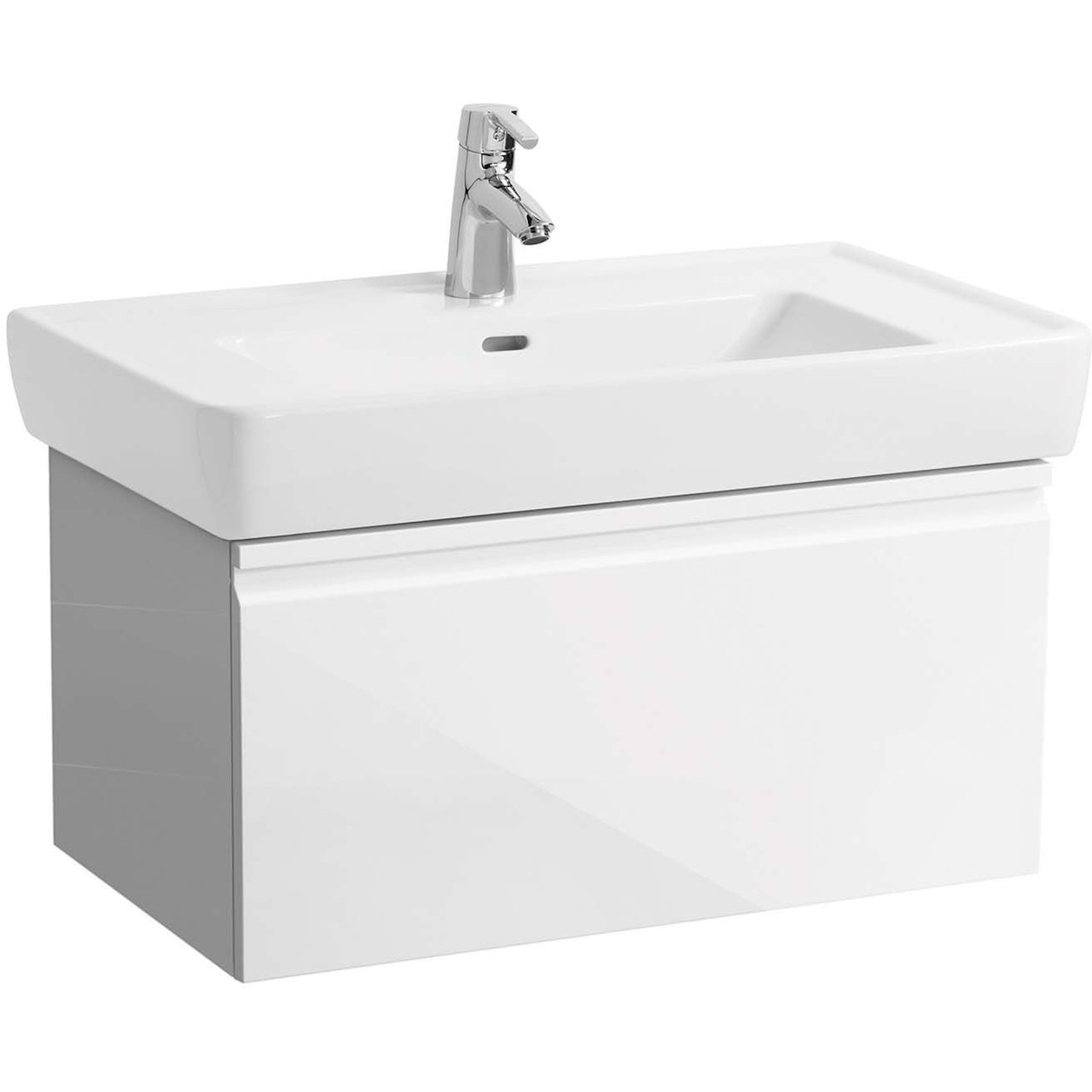 LAUFEN PRO SERVANTSKAP 77 CM 1 SKUFF & INNVENDIG SKUFF HVIT MATT LAUFEN PRO SERVANTSKAP 77 CM 1 SKUFF & INNVENDIG SKUFF HVIT MATT