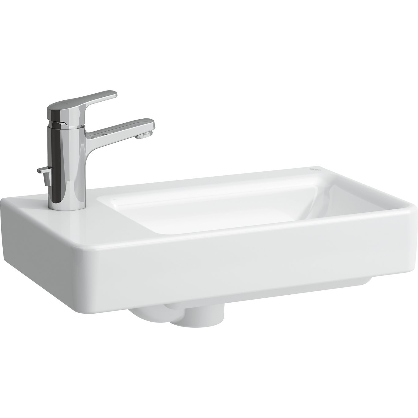 LAUFEN PRO S SERVANT 48X28 CM - VENSTRE, HVIT LAUFEN PRO S SERVANT 48X28 CM - VENSTRE, HVIT