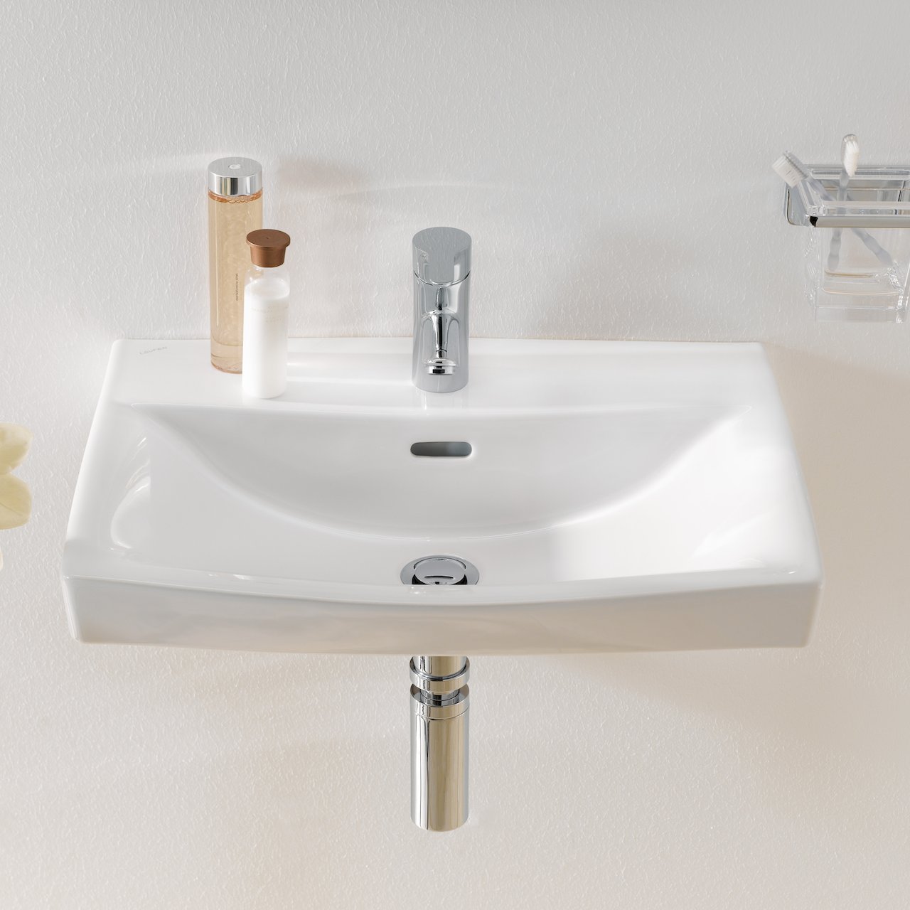 LAUFEN PRO N SERVANT 56X42 CM U/ARMATURHULL HVIT