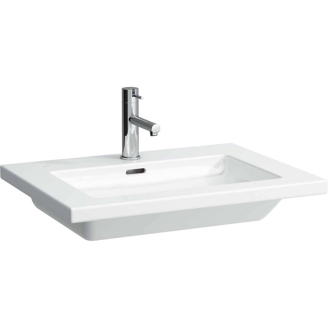 LAUFEN LIVING SQUARE HELDEKKENDE SERVANT 65 CM M/OVERLØP, HVIT LAUFEN LIVING SQUARE HELDEKKENDE SERVANT 65 CM M/OVERLØP, HVIT