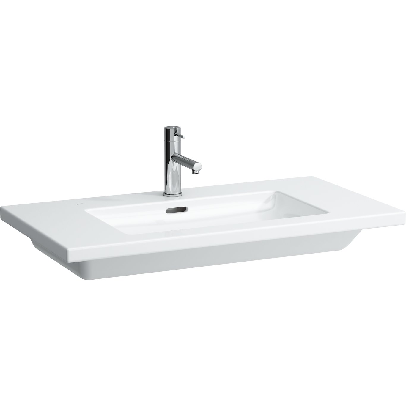 LAUFEN LIVING SQUARE HELDEKKENDE SERVANT 90 CM M/OVERLØP, HVIT LAUFEN LIVING SQUARE HELDEKKENDE SERVANT 90 CM M/OVERLØP, HVIT