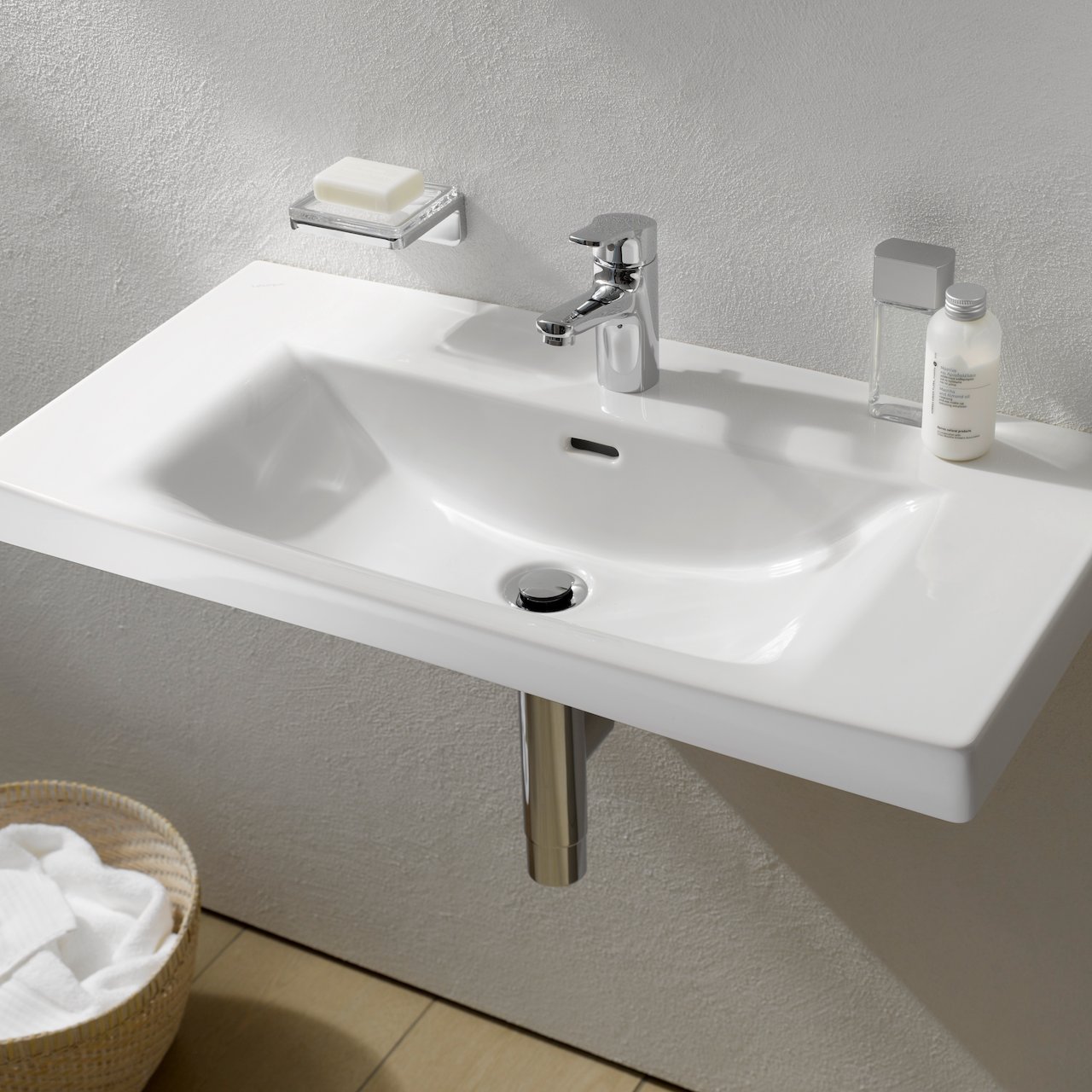 LAUFEN PRO N SERVANT 100X42 CM U/ARMATURHULL HVIT