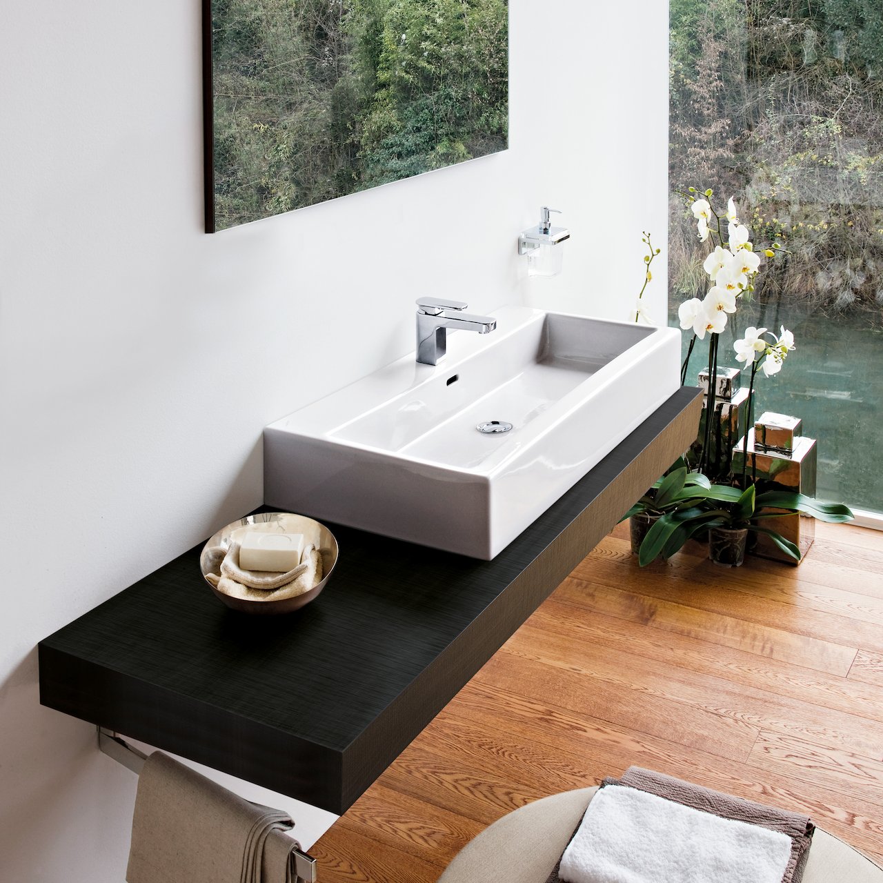 LAUFEN LIVING CITY SERVANT 100X46 CM GLATT UNDERSIDE HVIT LAUFEN LIVING CITY SERVANT 100X46 CM GLATT UNDERSIDE HVIT