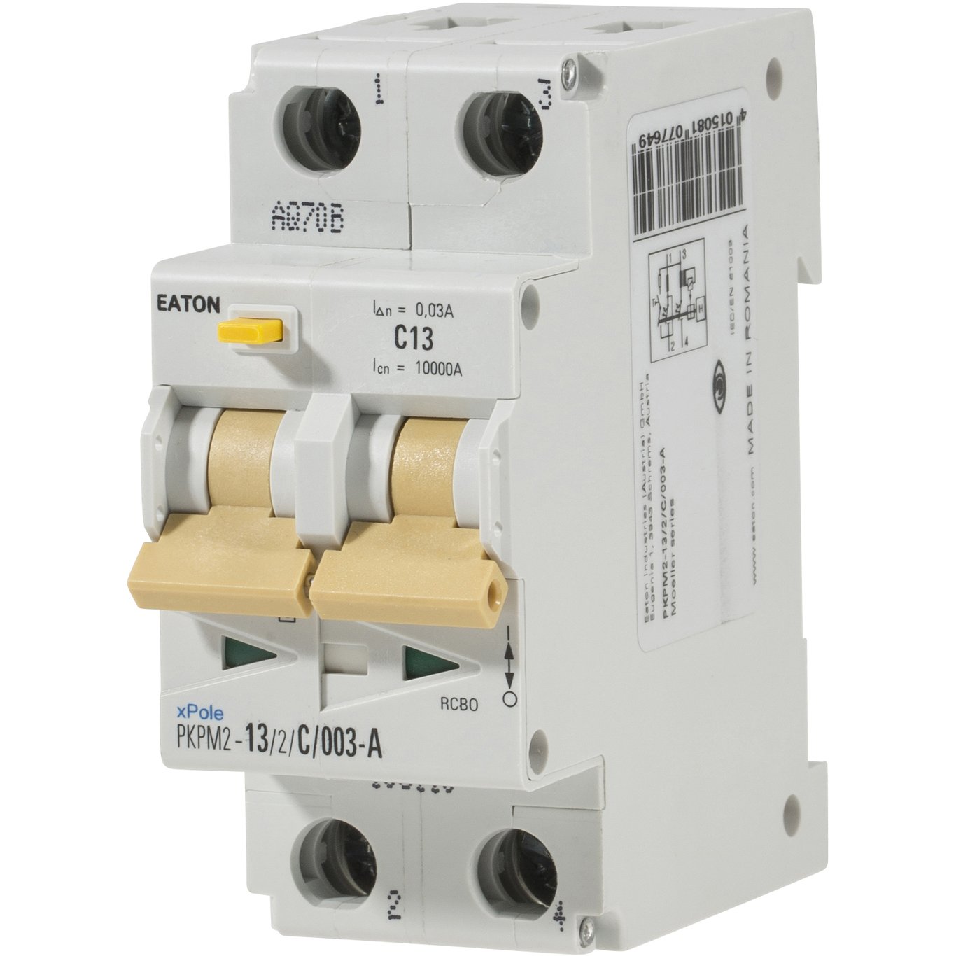 EATON PKPM2 13A/2POL/30MA-A-VARIANT EATON PKPM2 13A/2POL/30MA-A-VARIANT