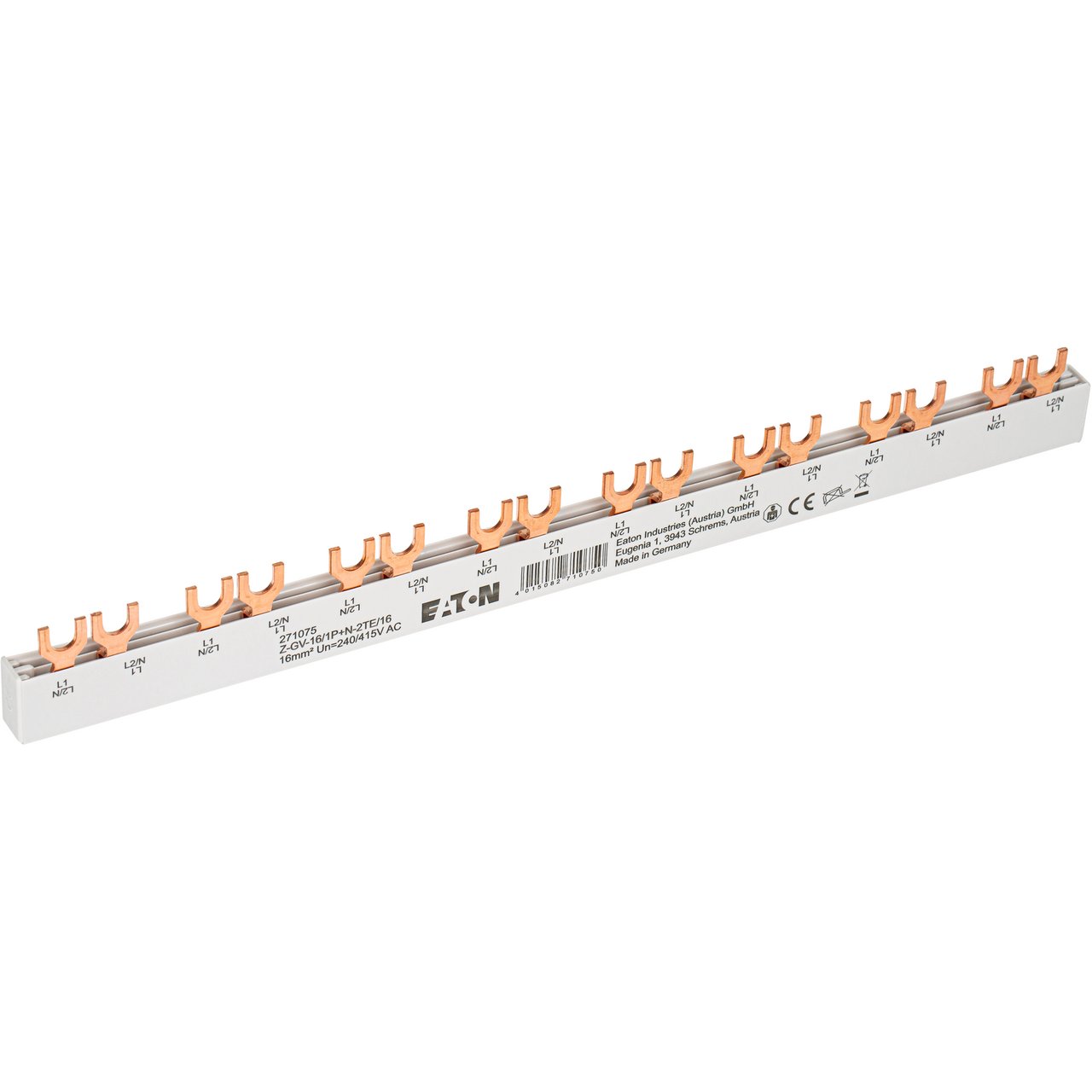 EATON SAMLESKINNE 2-FAS 1+2-POL 285MM EATON SAMLESKINNE 2-FAS 1+2-POL 285MM