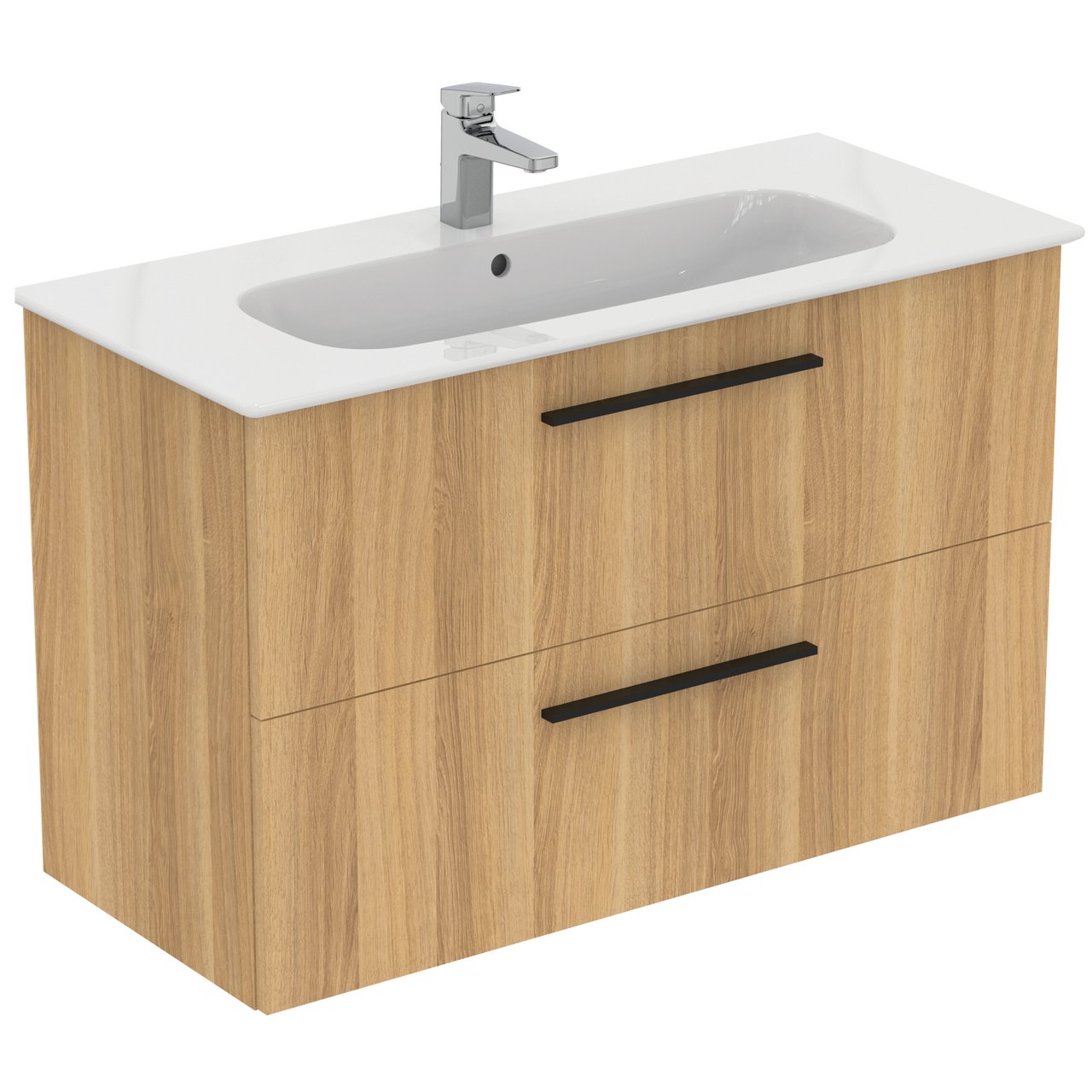 IDEAL STANDARD I.LIFE A BADEROMSMØBEL 1040X460 NATURAL OAK M/SORT HÅNDTAK IDEAL STANDARD I.LIFE A BADEROMSMØBEL 1040X460 NATURAL OAK M/SORT HÅNDTAK