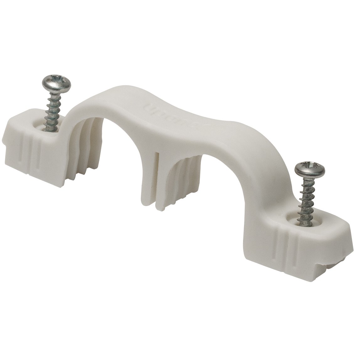 UPONOR TECK DOBBELKLAMMER FOR VARERØR 25MM 60PK UPONOR TECK DOBBELKLAMMER FOR VARERØR 25MM 60PK