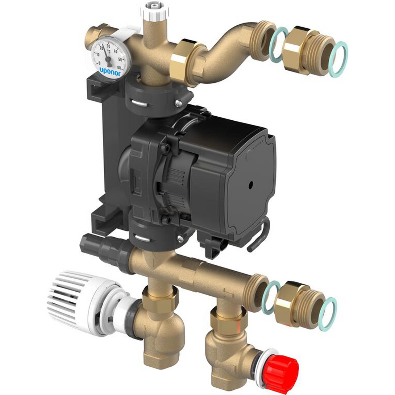 UPONOR FLUVIA T PUSH-23-B-W