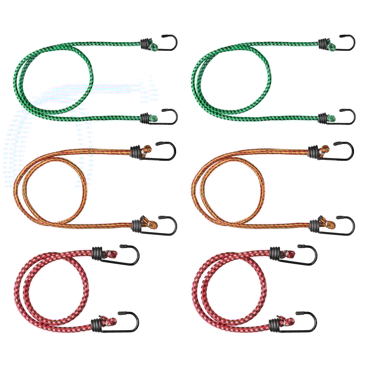 BAGASJESTROPPSETT 6 STK 60, 80 OG 100 CM BAGASJESTROPPSETT 6 STK 60, 80 OG 100 CM