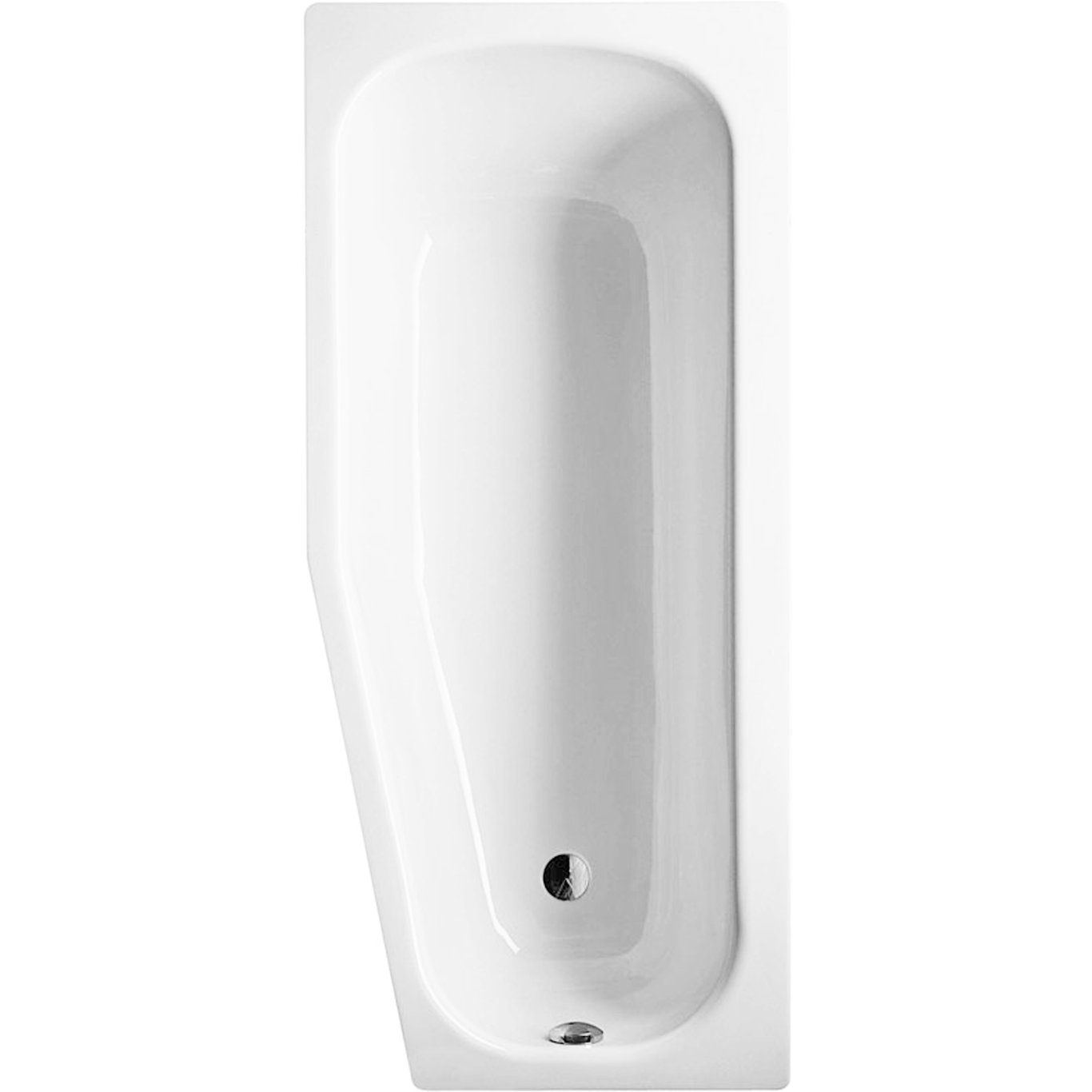 GUSTAVSBERG 2580 BADEKAR HØYRE F/INNBYGNING M/HULL TIL OVERLØP, HVIT GUSTAVSBERG 2580 BADEKAR HØYRE F/INNBYGNING M/HULL TIL OVERLØP, HVIT