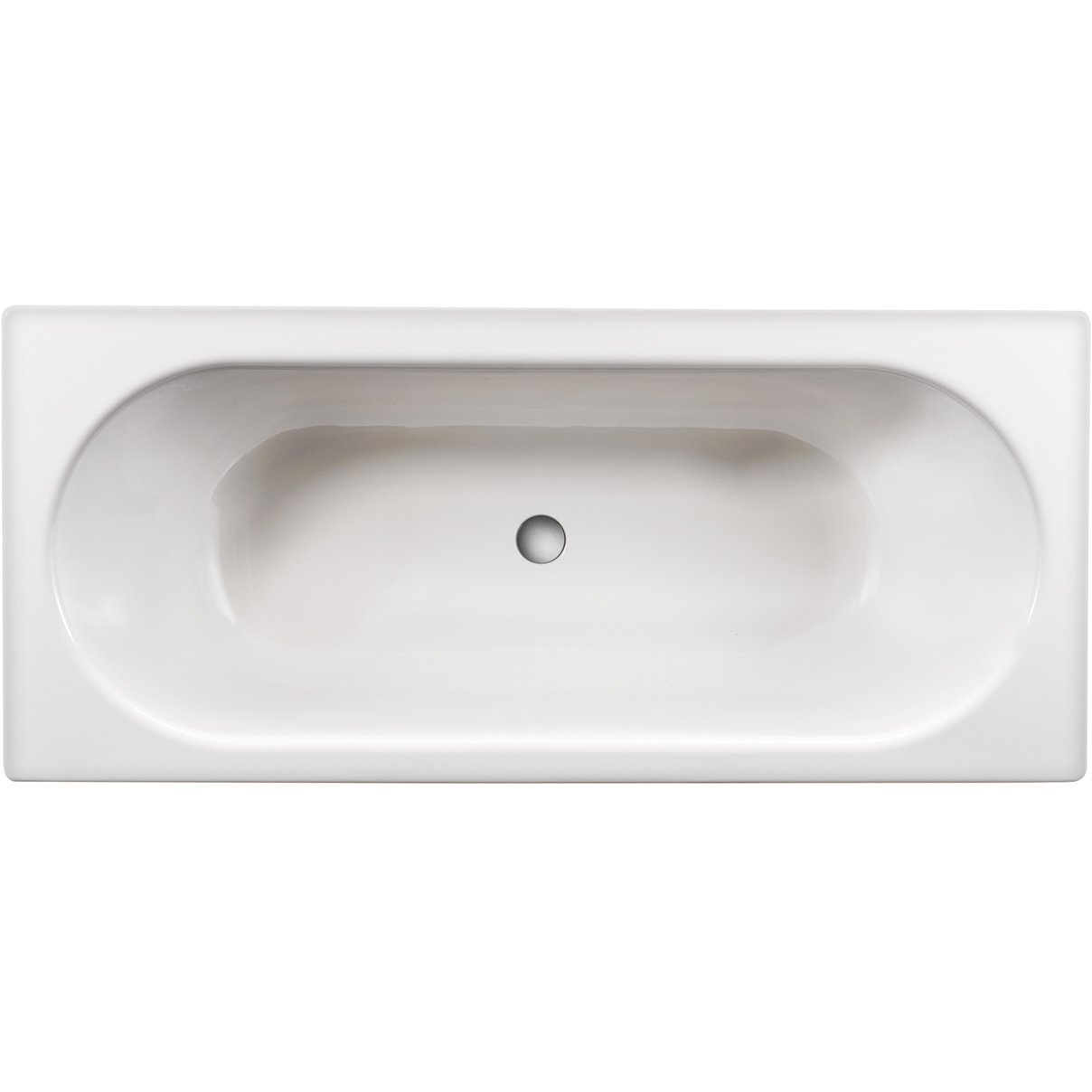 GUSTAVSBERG 1603 DUO BADEKAR U/FRONT OG BENSETT 1600X700 HVIT