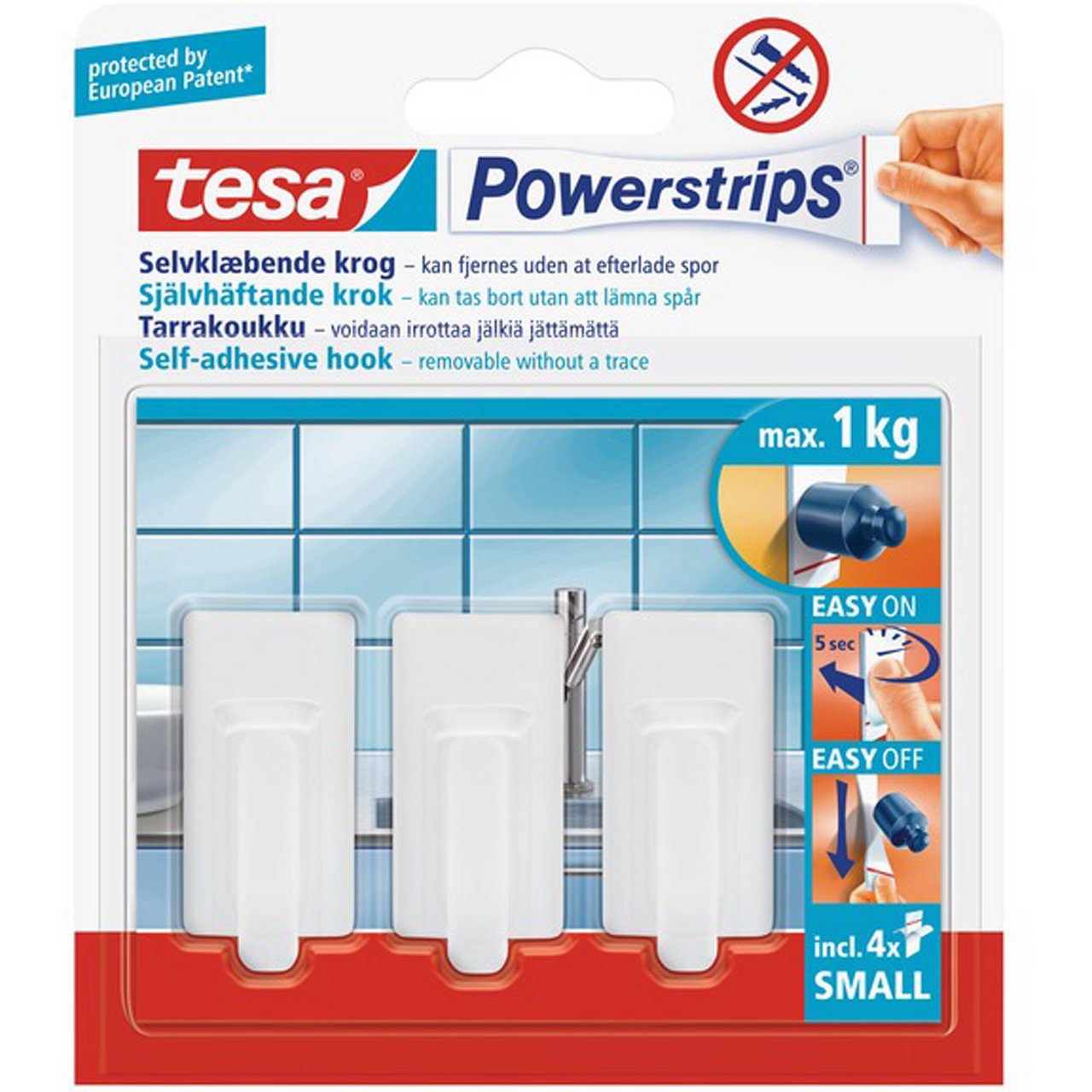 TESA POWERSTRIPS KROKER SMALL CLASSIC