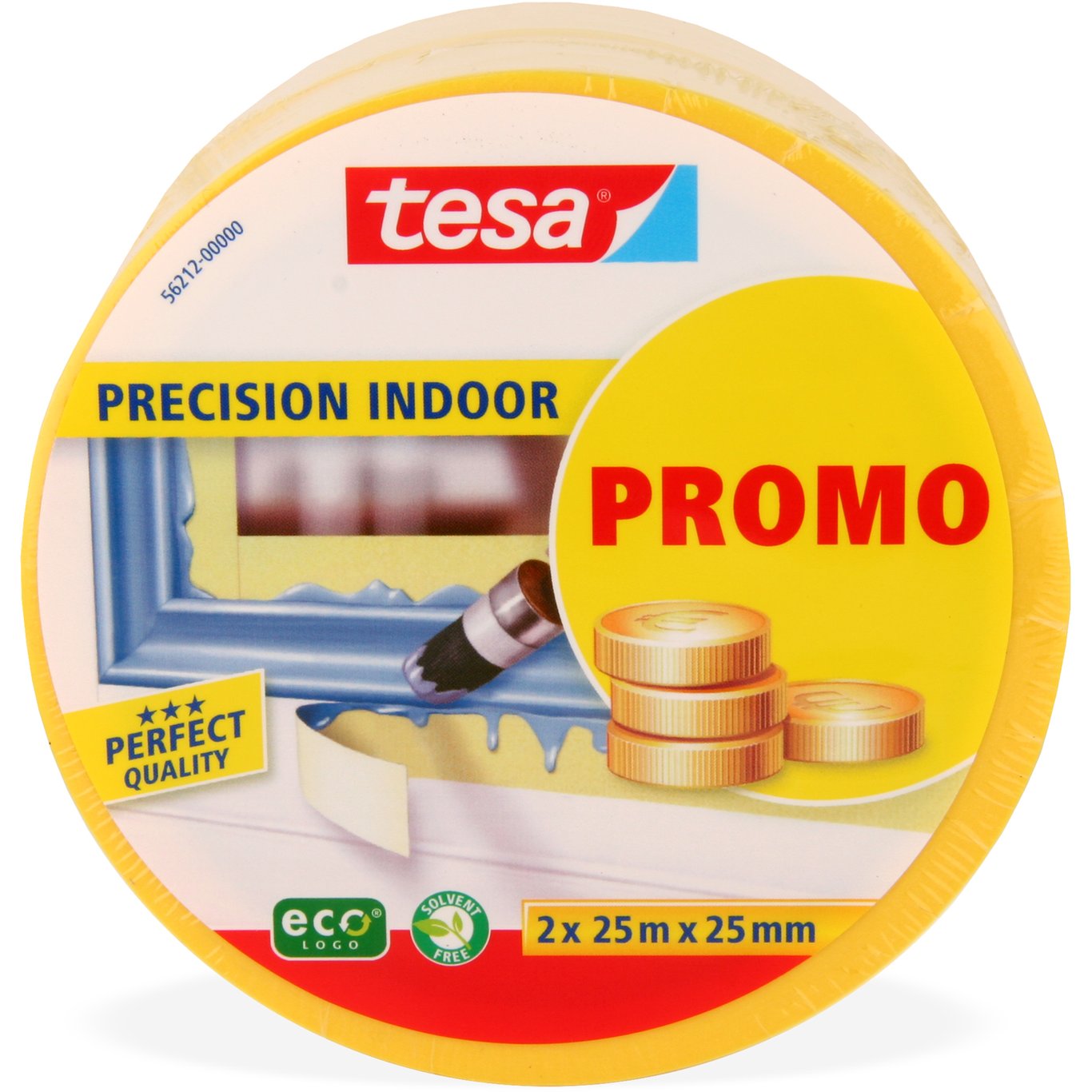 TESA MALERTAPE PROFESSIONAL INDOOR 25M X 25MM 2-PK TESA MALERTAPE PROFESSIONAL INDOOR 25M X 25MM 2-PK