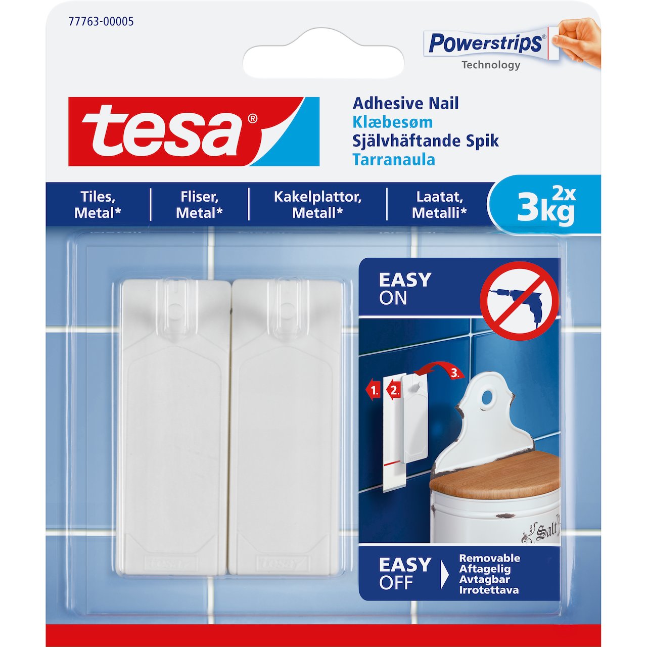 TESA LIMSPIKER FLIS OG METALL 2X3KG TESA LIMSPIKER FLIS OG METALL 2X3KG