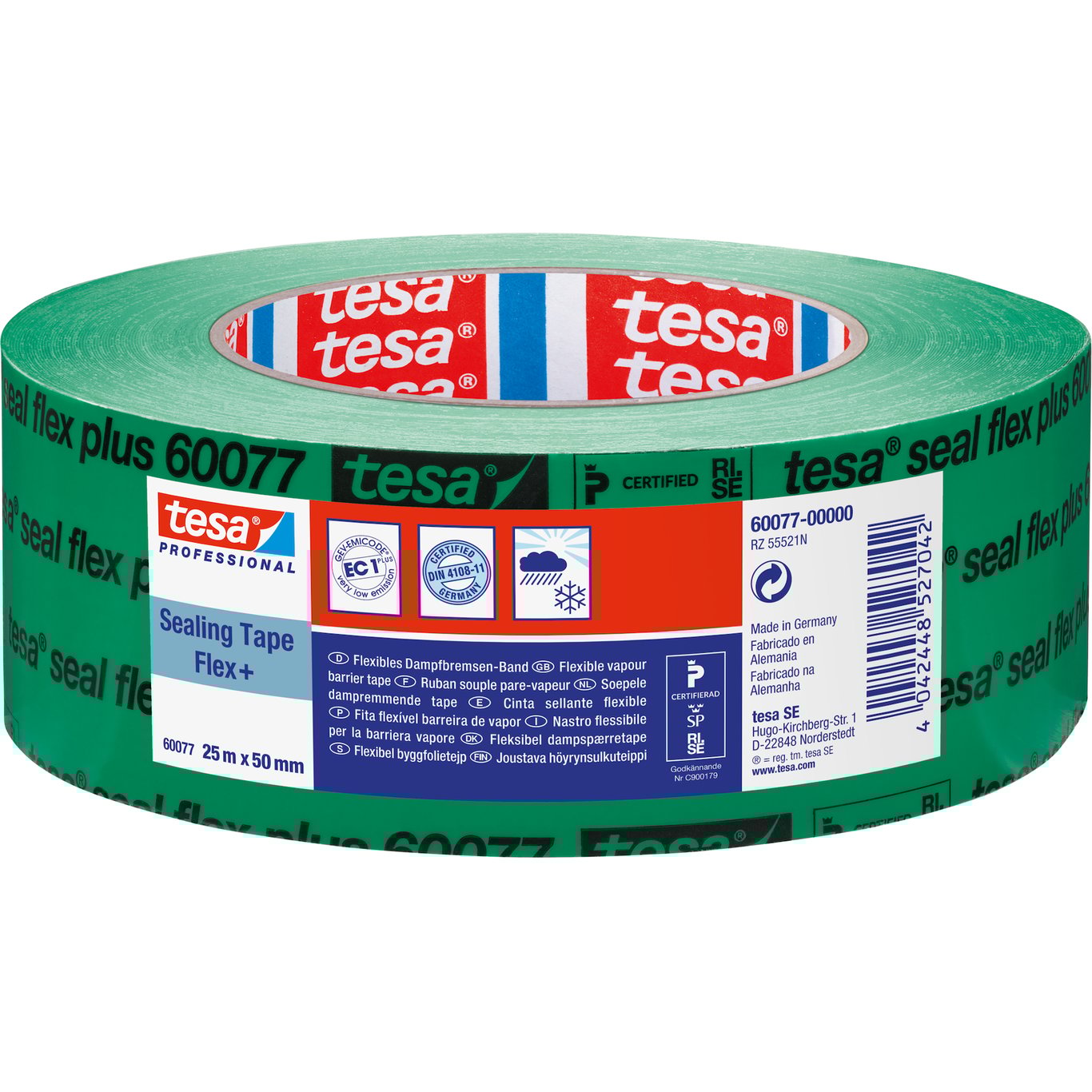 TESA DAMPSPERRE TAPE FLEX+ 25M X 50MM TESA DAMPSPERRE TAPE FLEX+ 25M X 50MM
