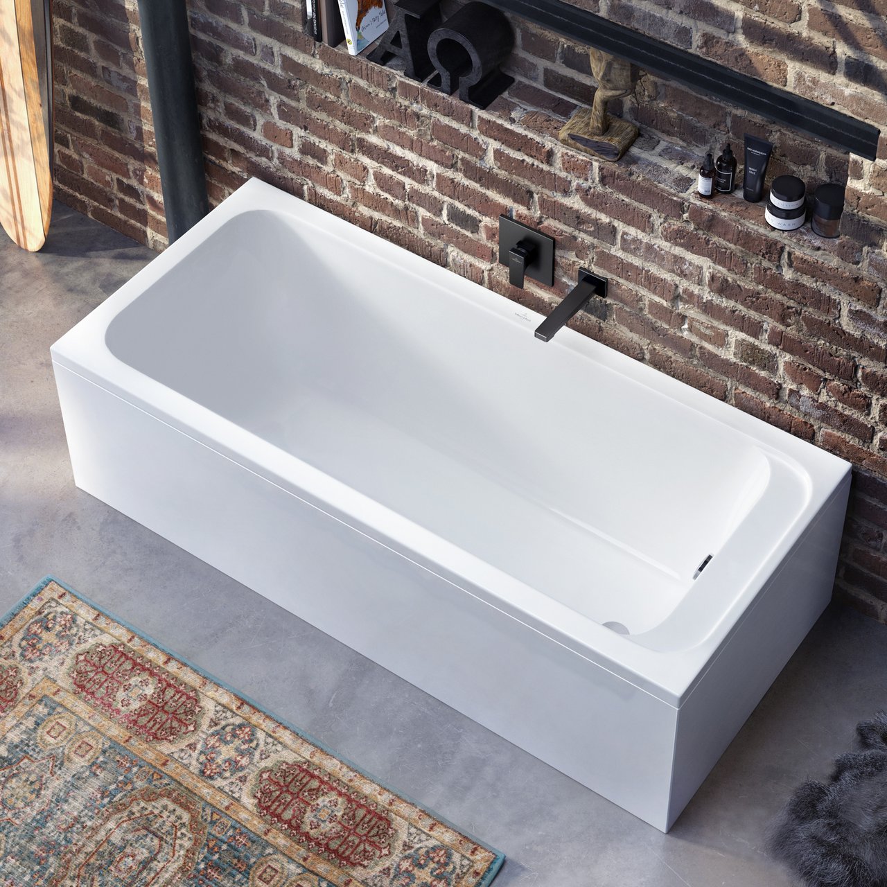 V&B ARCHITECTURA BADEKAR 150X70 FOR INNBYGGING HVIT ALPIN V&B ARCHITECTURA BADEKAR 150X70 FOR INNBYGGING HVIT ALPIN