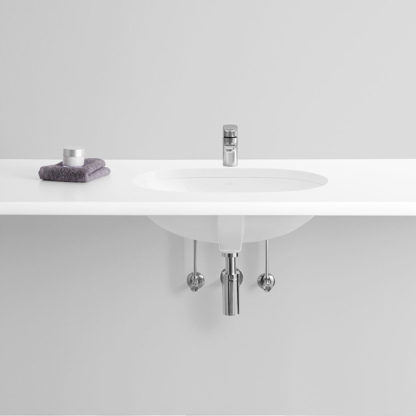 V&B O.NOVO UNDERLIMT SERVANT C+ 60X35 HVIT ALPIN V&B O.NOVO UNDERLIMT SERVANT C+ 60X35 HVIT ALPIN