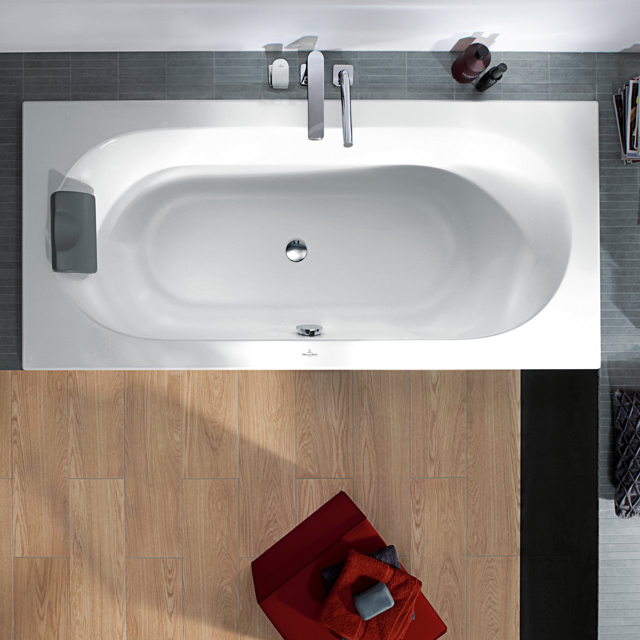 V&B LOOP & FRIENDS OVAL BADEKAR 180X80 FOR INNBYGGING HVIT ALPIN V&B LOOP & FRIENDS OVAL BADEKAR 180X80 FOR INNBYGGING HVIT ALPIN