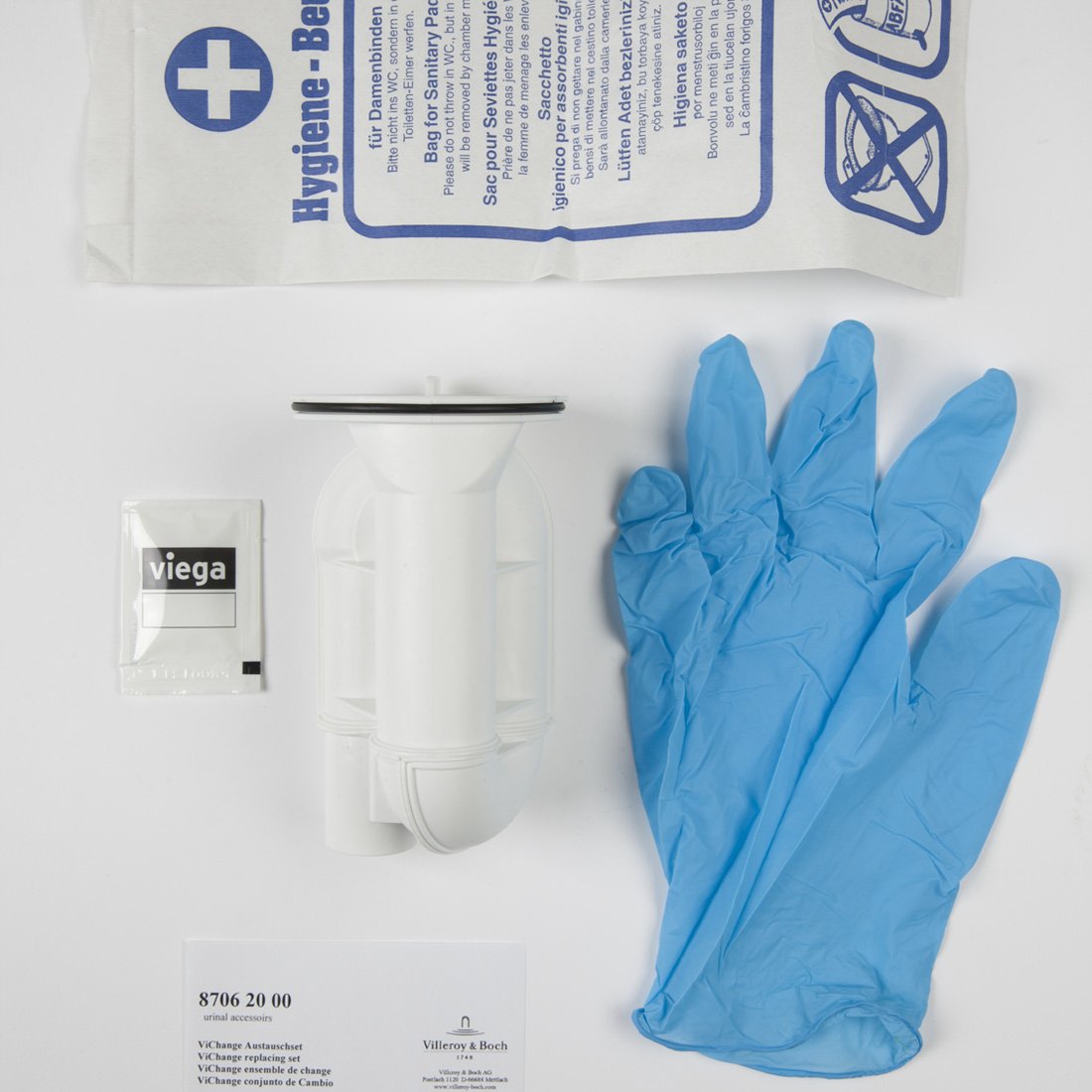 VILLEROY & BOCH VICHANGE UTSKIFTBAR VANNLÅS FOR URINAL, 10 STK VILLEROY & BOCH VICHANGE UTSKIFTBAR VANNLÅS FOR URINAL, 10 STK