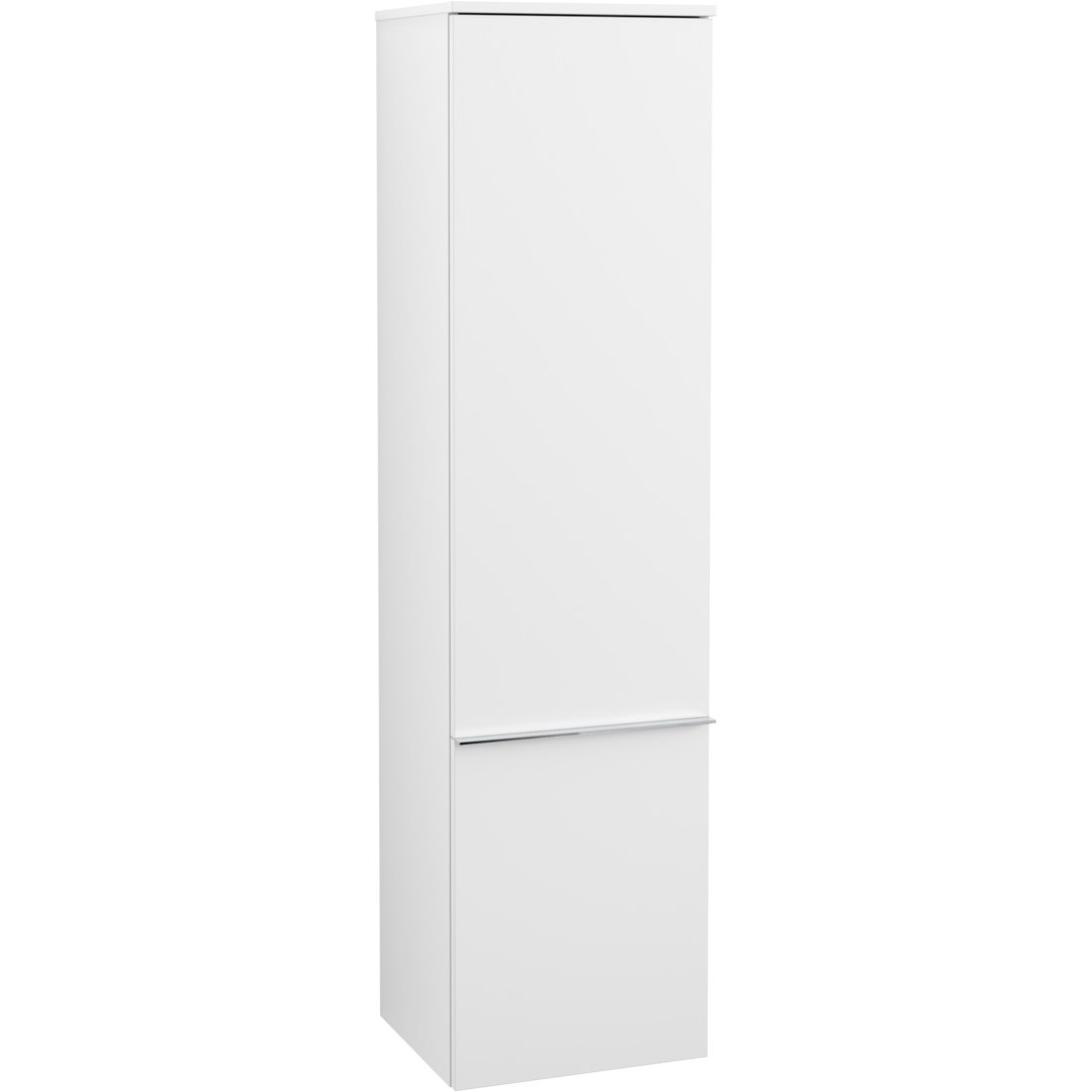 VILLEROY & BOCH VENTICELLO HØYSKAP HØYRE HVIT MATT M/1 DØR, 404 X 1546 X 347 MM