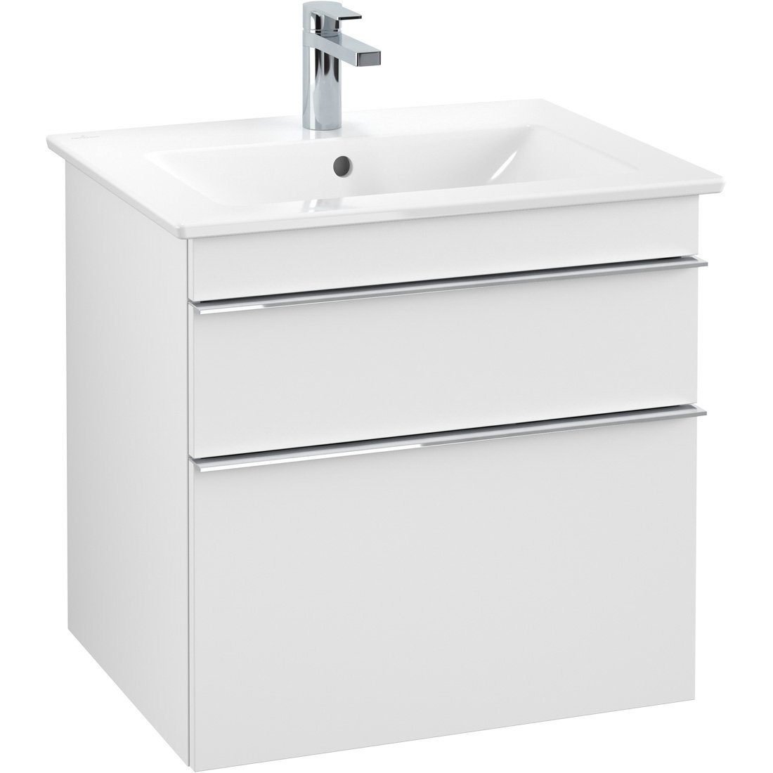 VILLEROY & BOCH VENTICELLO SERVANTSKAP HVIT MATT M/2 SKUFFER 603 X 590 X 477 MM VILLEROY & BOCH VENTICELLO SERVANTSKAP HVIT MATT M/2 SKUFFER 603 X 590 X 477 MM