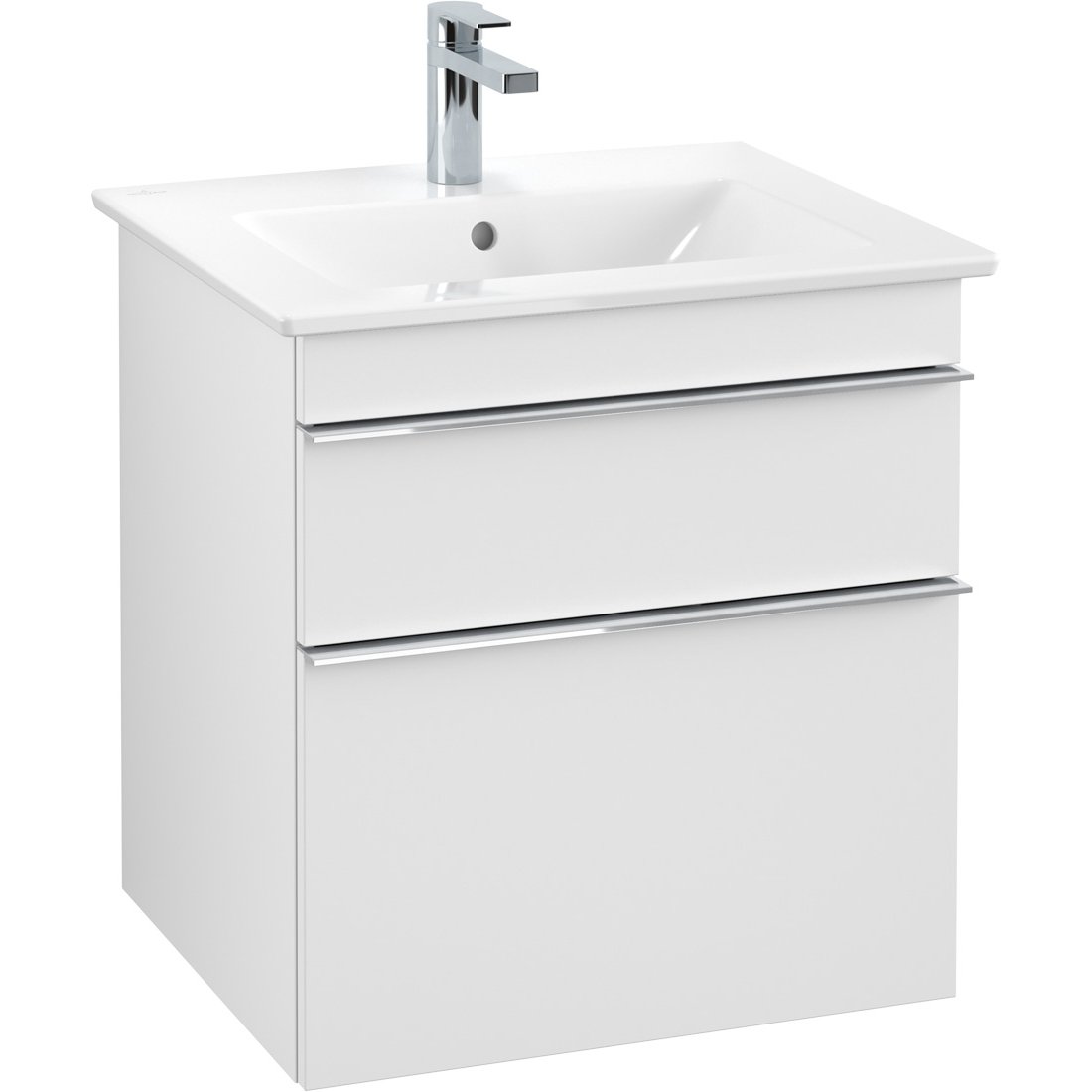 VILLEROY & BOCH VENTICELLO SERVANTSKAP HVIT MATT M/2 SKUFFER 553 X 590 X 477 MM VILLEROY & BOCH VENTICELLO SERVANTSKAP HVIT MATT M/2 SKUFFER 553 X 590 X 477 MM